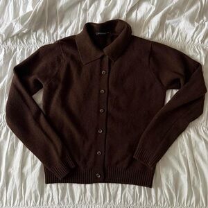 Brandy Melville Chocolate Knit Sweater
